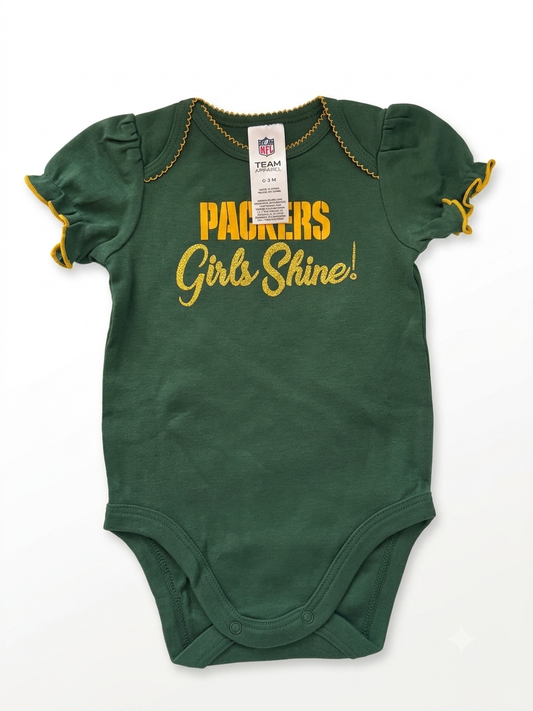 Packers 0-3 bodysuits