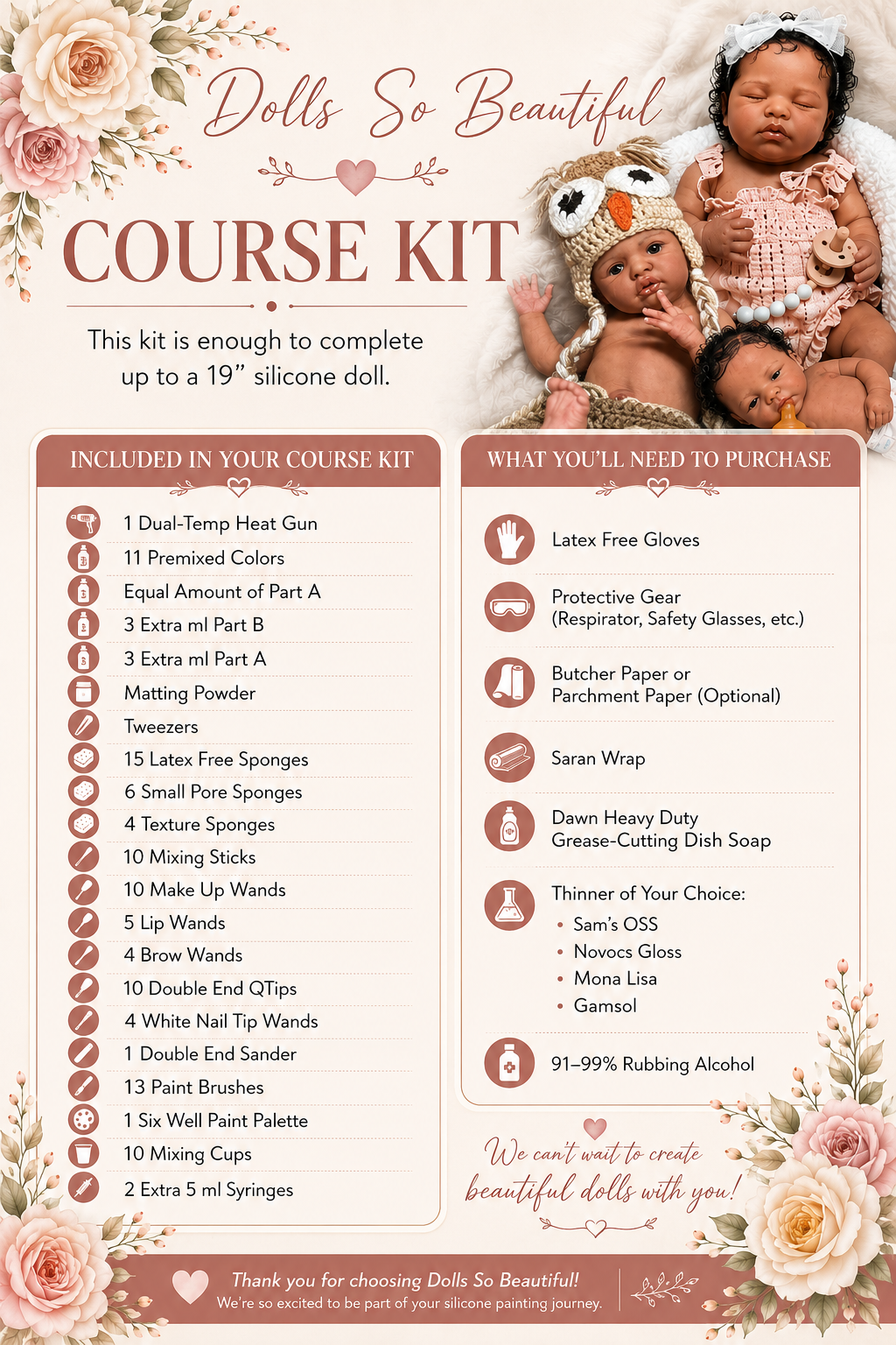 Silicone Painting Course With Paint Kit