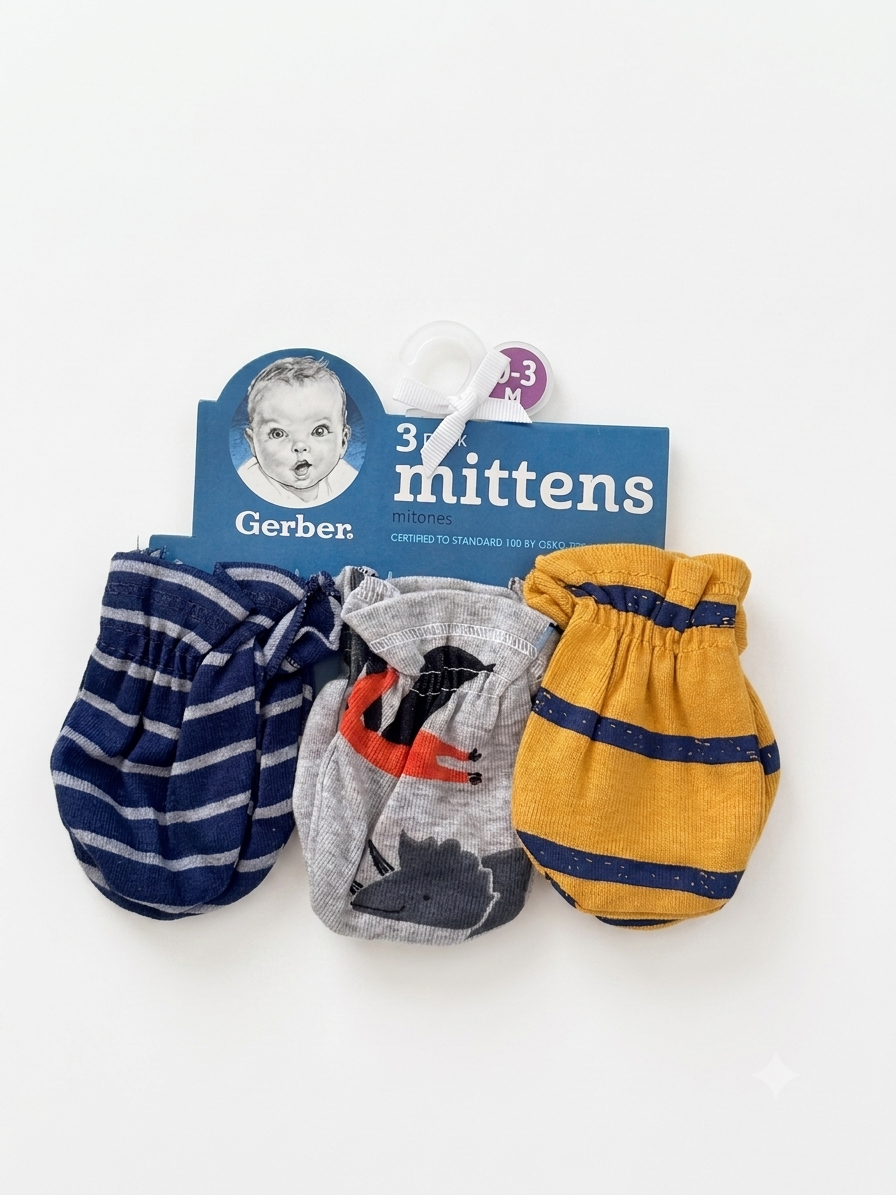 3 Pack Mittens